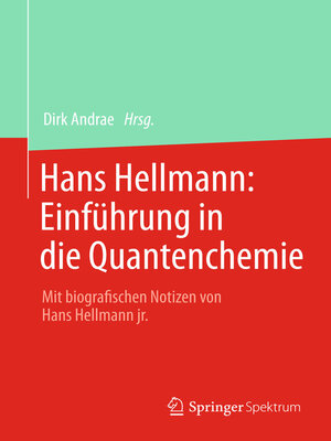 cover image of Hans Hellmann